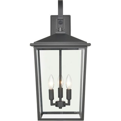 Fetterton 3 Light 23.5 inch Powder Coated Black Outdoor Wall Sconce